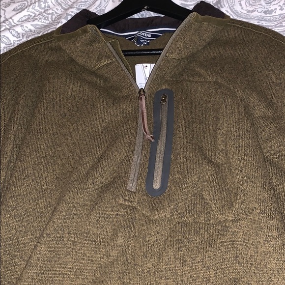 Land’s End Fleece Men’s Half Zip- Pine- XXL NWT - Picture 7 of 8